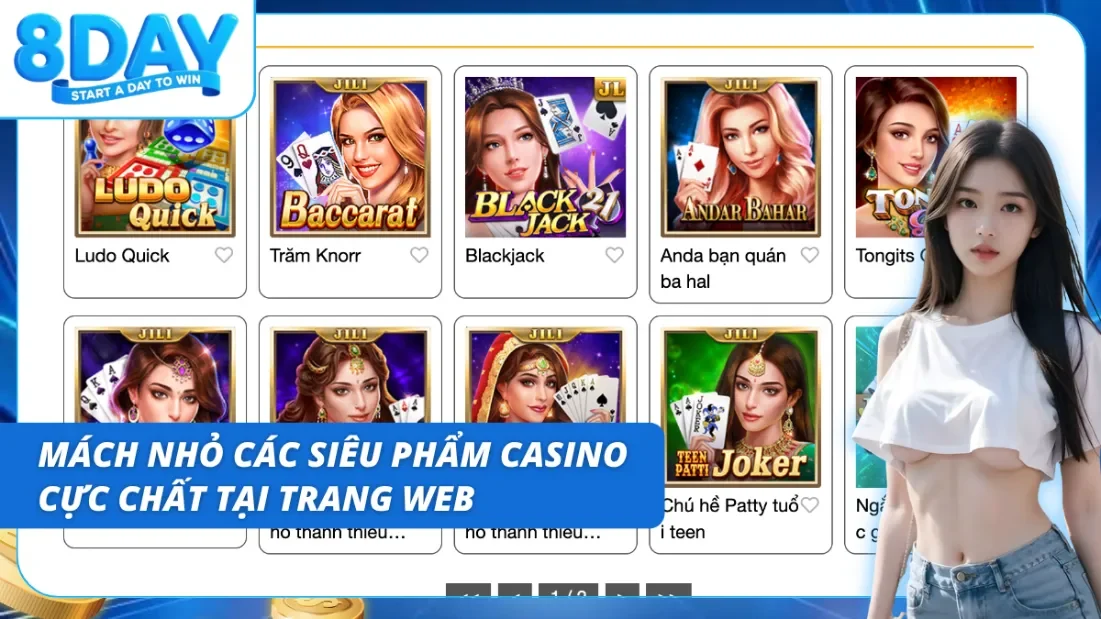 5 siêu phẩm casino online cực ăn khách tại website