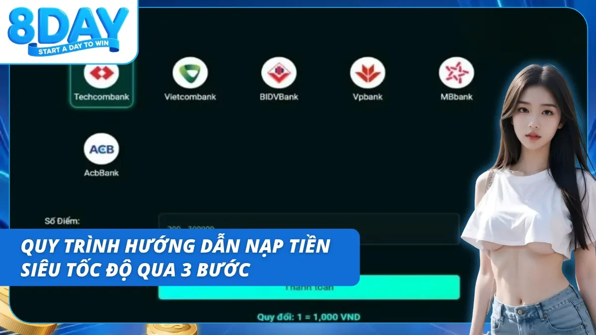 Chi tiết quy trình nạp tiền siêu đơn giản chỉ với 3 bước thực hiện