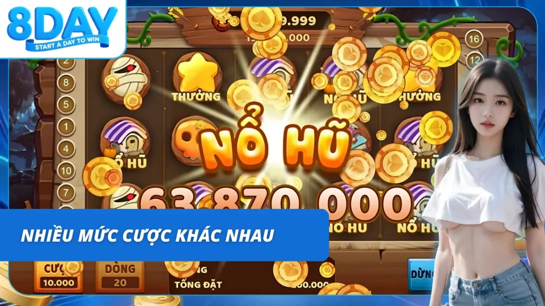 Mức cược đa dạng để hội viên lựa chọn