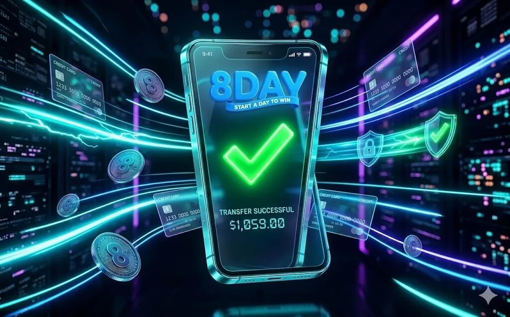 Giao dịch rút tiền 8Day nhanh chóng bảo mật